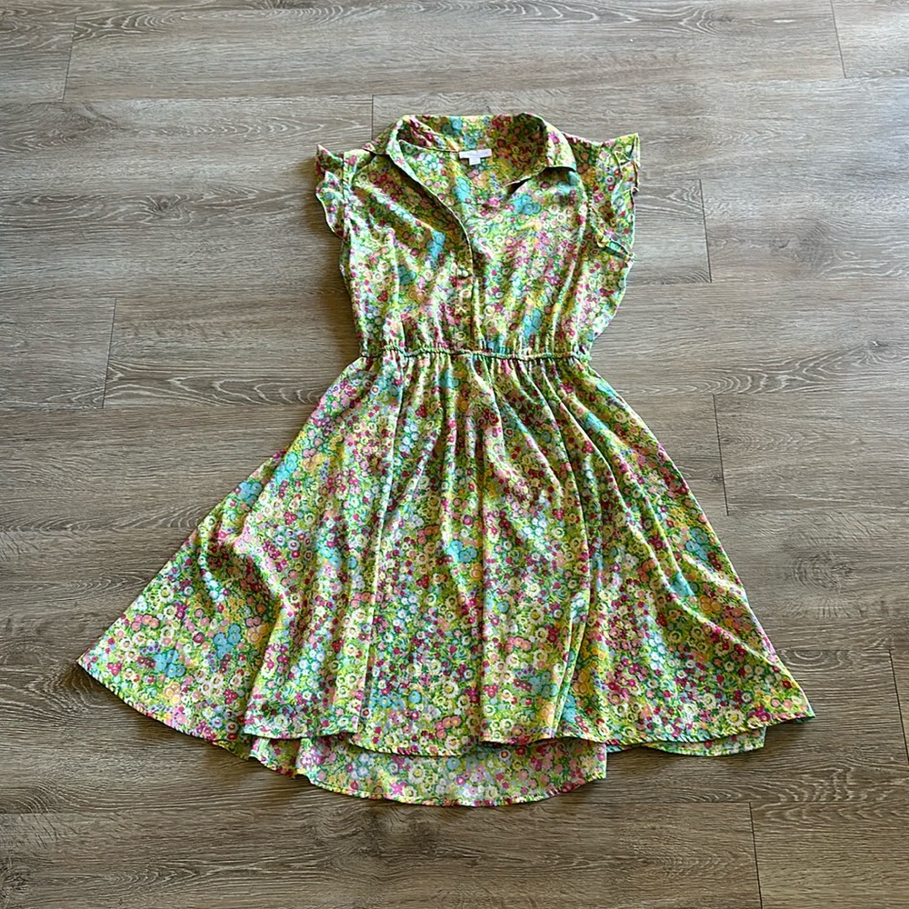 NWOT Charter Club Spring  Multicolor Floral  Soft  Dress sz: PL